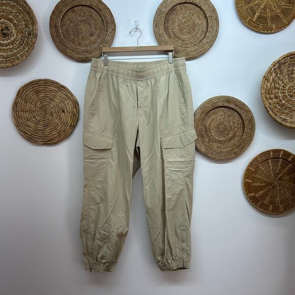 Old Navy Active Tan Quick Dry Lightweight Cargo Athletic Pant XL Activewear - Picture 1 of 6